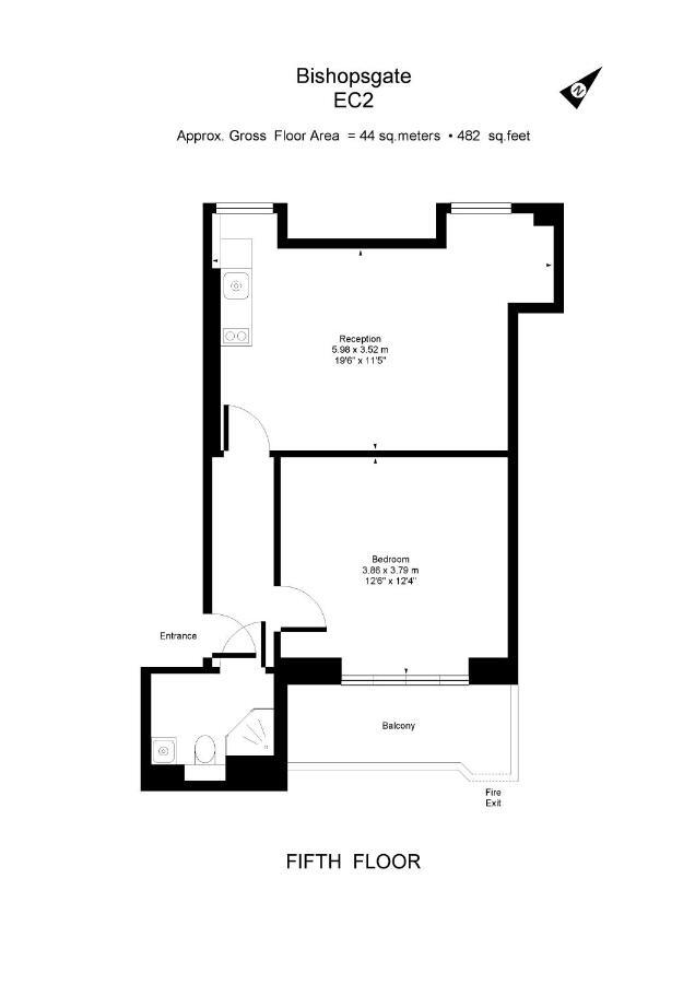Apartment 5, 48 Bishopsgate By City Living Londyn Zewnętrze zdjęcie